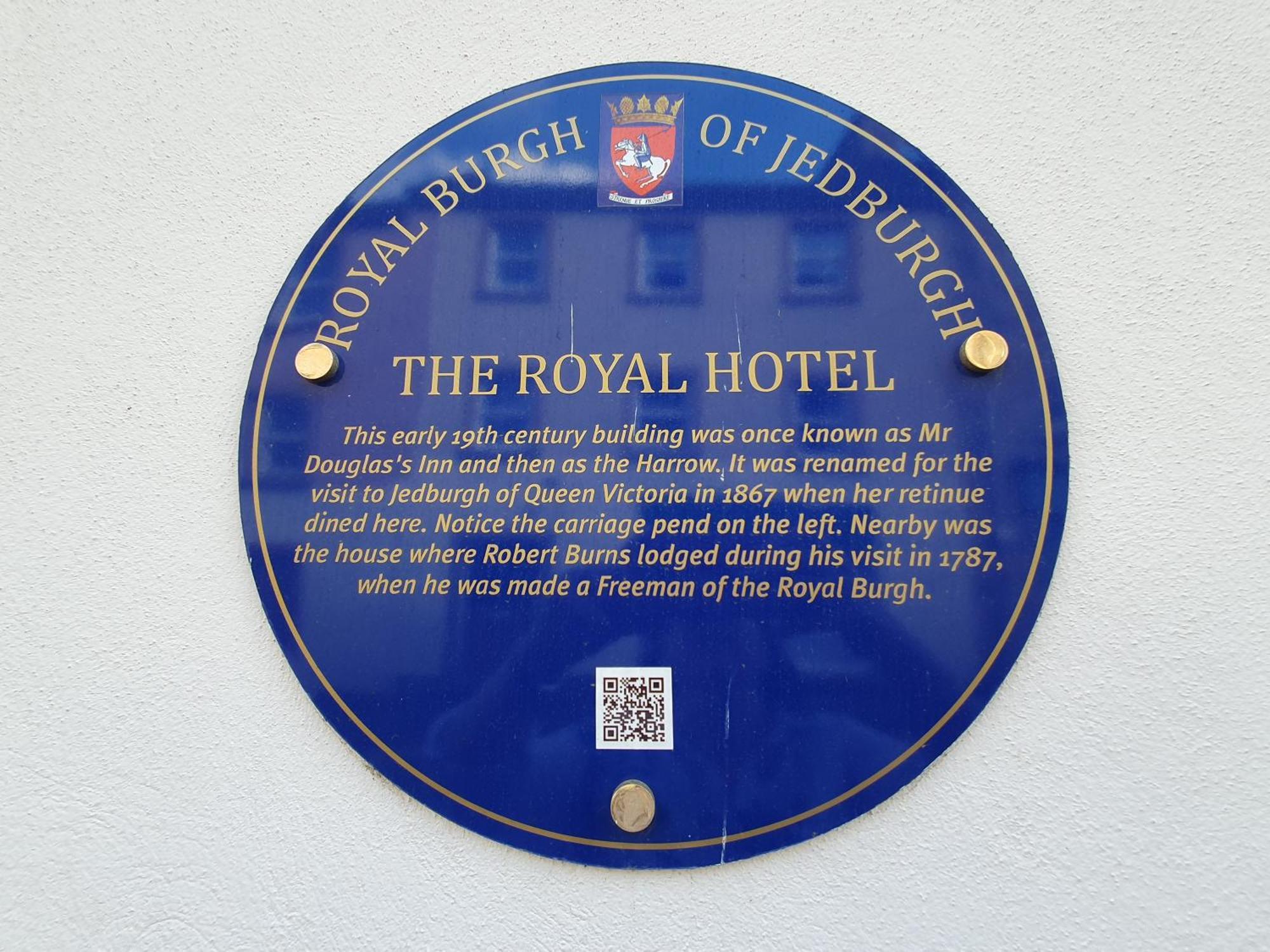 The Royal Hotel Jedburgh Buitenkant foto